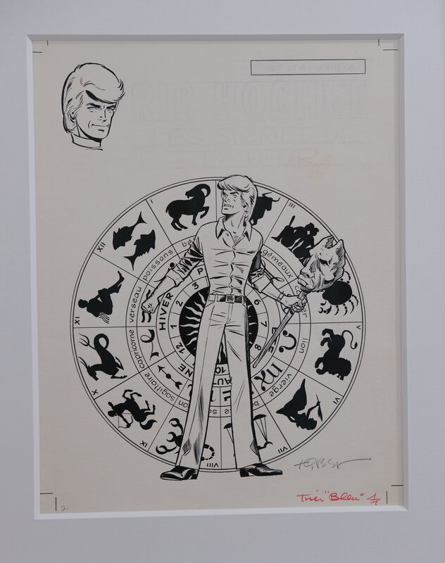 For sale - Tibet, Ric Hochet - Les signes de la peur (T19) - Original Cover