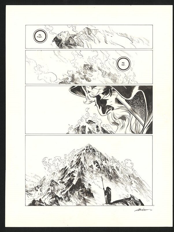 Siegfried tome 2 par Alex Alice - Planche originale