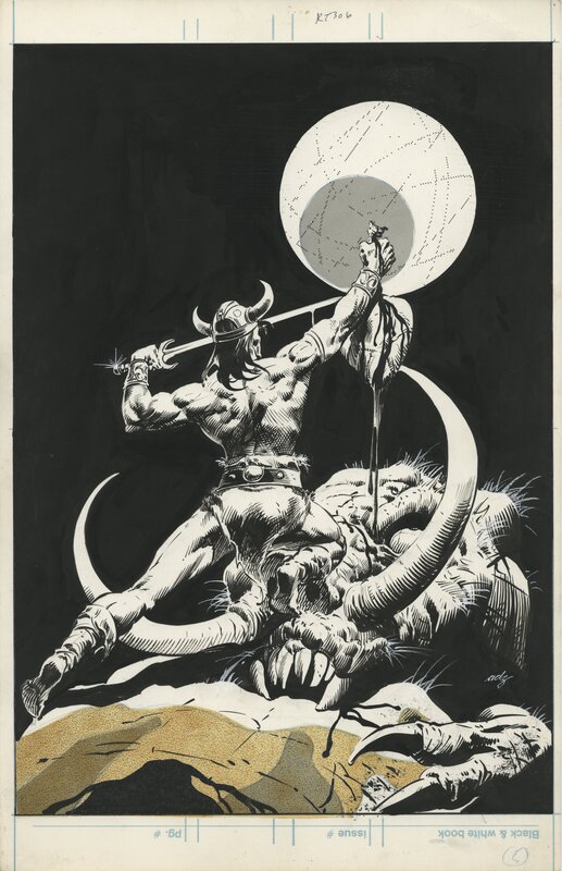 Tony DeZuniga, Conan (Savage sword of), planche originale 62 - Comic Strip