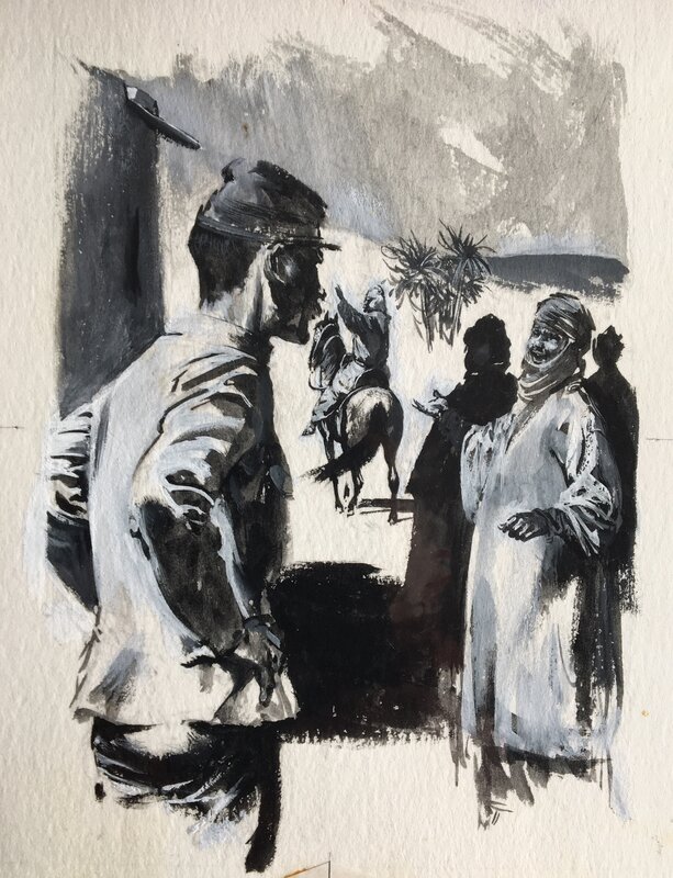 Charles de Foucauld by René Follet - Original Illustration