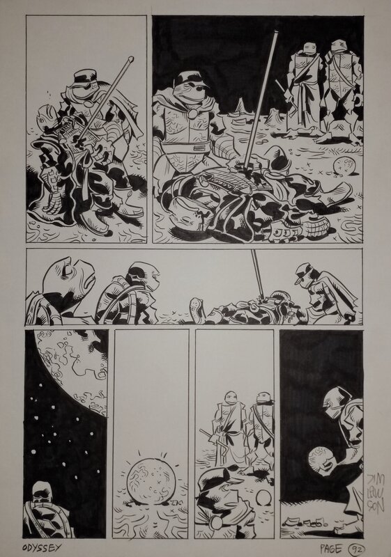Tmnt Odyssey page 99 by Jim Lawson - Comic Strip