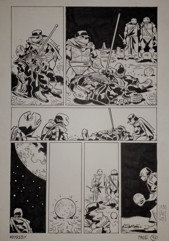 Jim Lawson, Tmnt Odyssey page 99 - Comic Strip