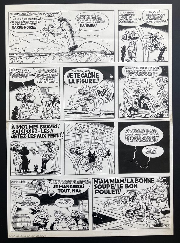 Marcel Remacle, Le Vieux Nick et Barbe Noire 6 : Dans la gueule du Dragon - Comic Strip