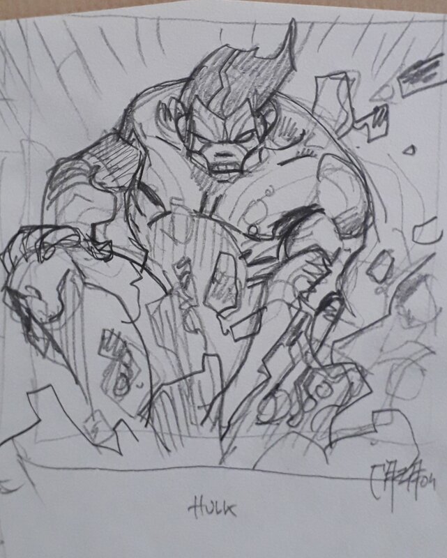 Hulk by Caza - Original art