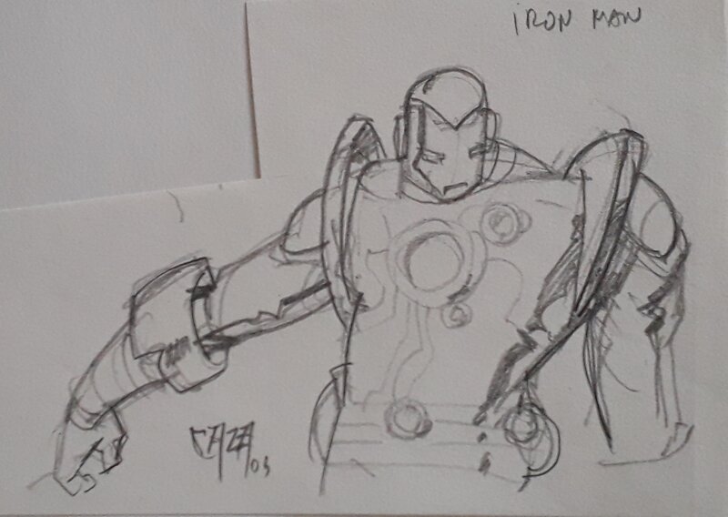 Iron MAN by Caza - Original art