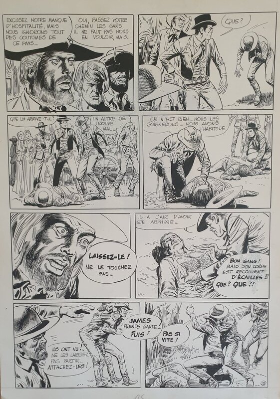 Teddy Ted par Gérald Forton - Planche originale