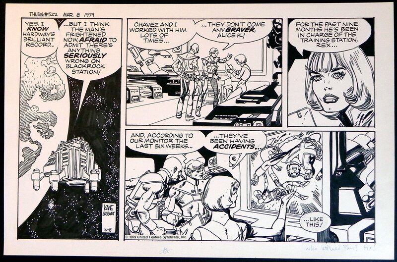 Gil Kane, Star Hawks dailies 522 du mars 1979 - Comic Strip