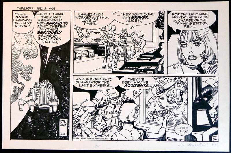 Gil Kane, Star Hawks dailies 522 du mars 1979 - Planche originale