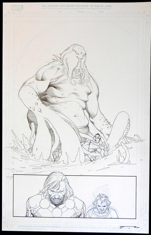 Eternals par Esad Ribic - Planche originale