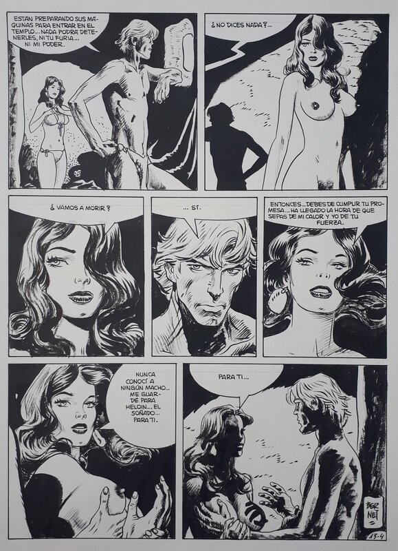 Sarvan pg2 par Jordi Bernet - Planche originale