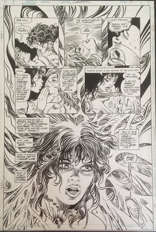 Lady Rawhide par Esteban Maroto - Planche originale