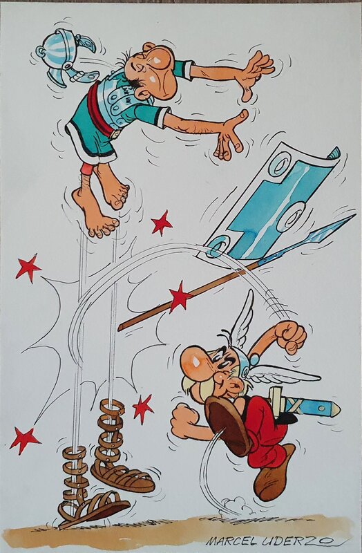 Asterix by Marcel Uderzo - Original Illustration