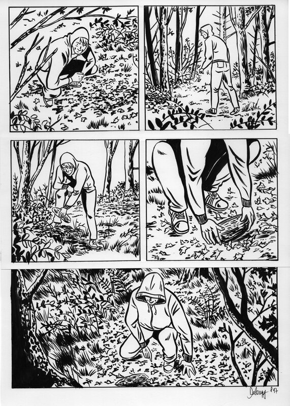 Deloupy, P97 de l'album Impact - Comic Strip