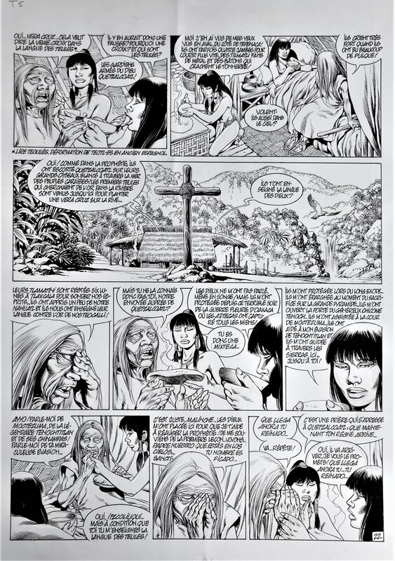 Jean-Yves Mitton, Quetzacoatl t 5 La putain et le conquistador pl 22 - Comic Strip