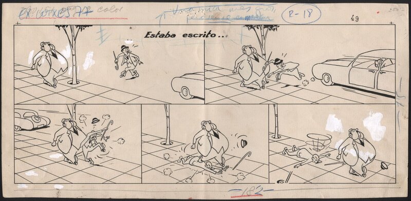 Estaba escrito... par Josep Coll - Planche originale