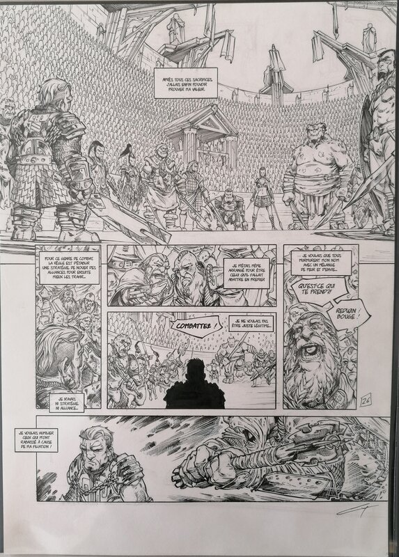 Pierre-Denis Goux, Planche originale n°26 - Nains T01 - Comic Strip