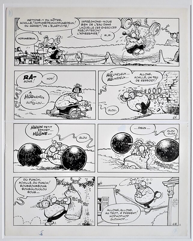 Greg, Achille Talon : « Je note : Hic ! » - Comic Strip
