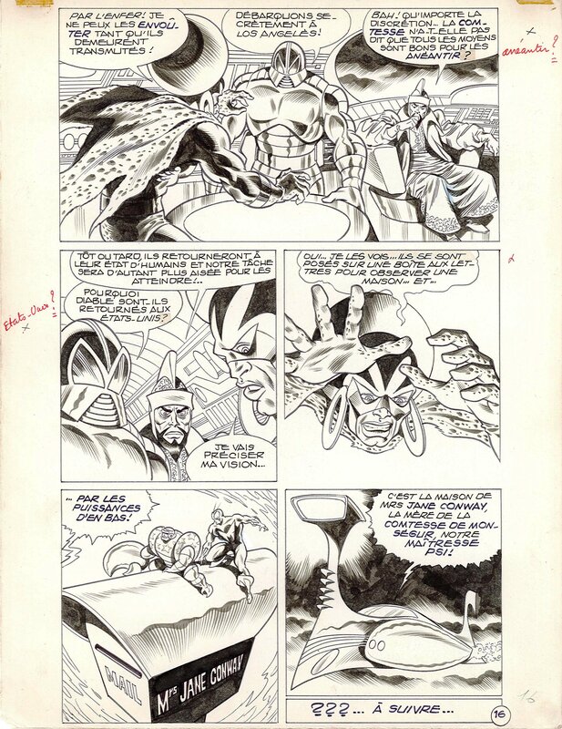 Jean-Yves Mitton - Mikros - TITAN 65 Page 36 - Planche originale