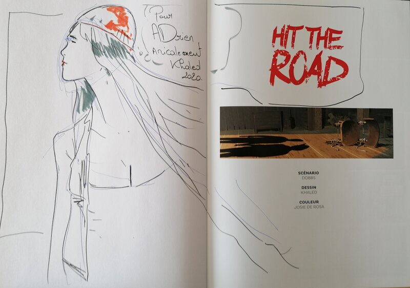 Afif Khaled, Vicky - Hit the Road - Sketch