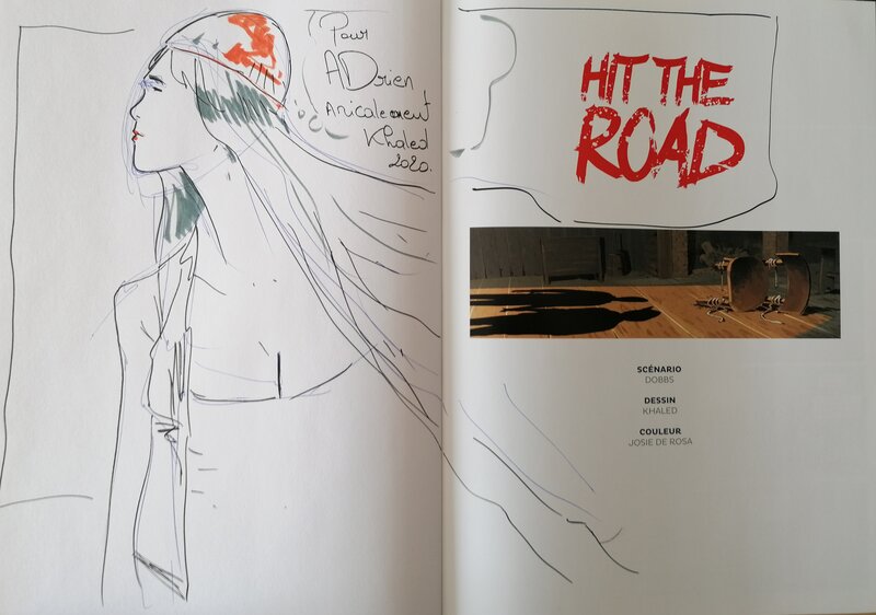 Afif Khaled, Vicky - Hit the Road - Dédicace