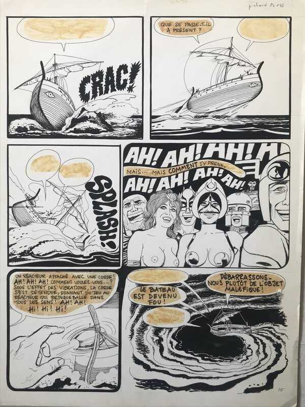 Georges Pichard, Ulysse, Page Perdue... - Comic Strip