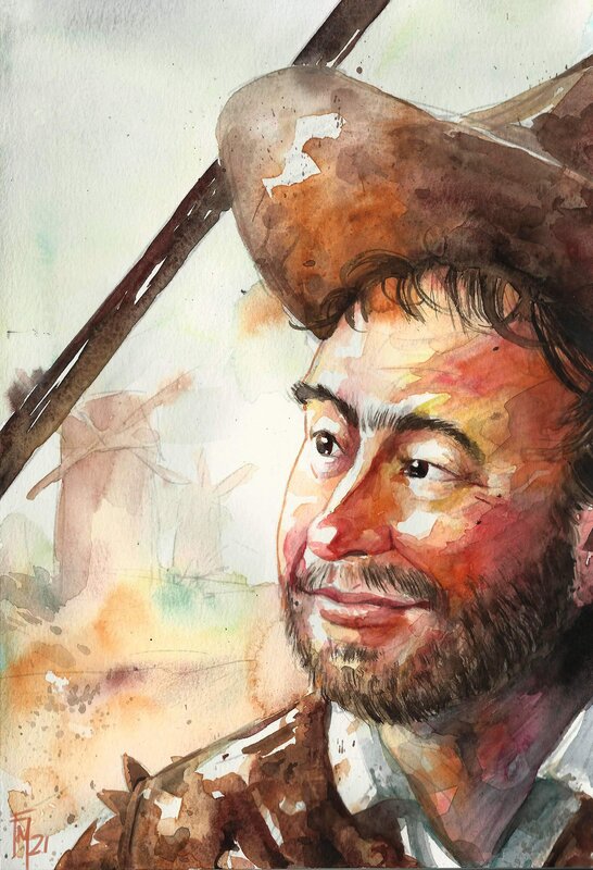 Sancho Panza par Federico Mele - Illustration originale