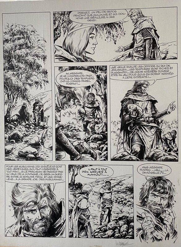 Roderic Page 27 par William Vance - Planche originale