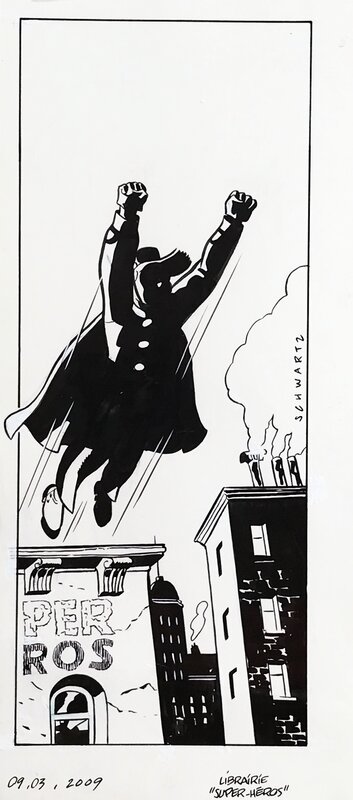 Super-Spirou by Olivier Schwartz - Comic Strip