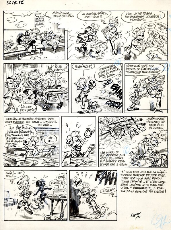 Didier Conrad, Les Innommables : page annonce - Planche originale