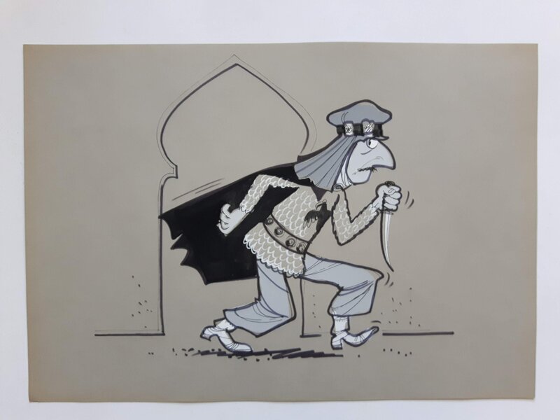 Conte d'orient 7 by Eddy Ryssack - Original Illustration