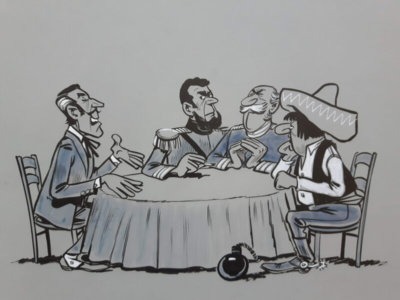 Eddy Ryssack, De la poudre et des balles (RTB) 6 - Original Illustration
