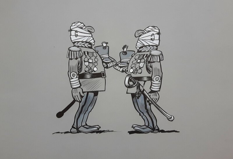 Eddy Ryssack, De la poudre et des balles (RTB)  8 - Original Illustration