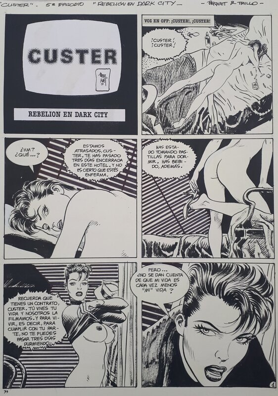 Custer pg.1 by Jordi Bernet - Comic Strip