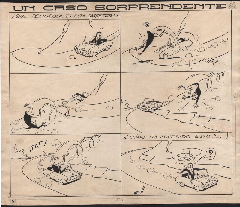 Josep Coll, Un caso sorprendente - Comic Strip