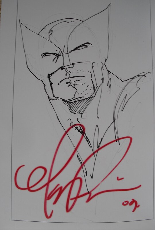 Wolverine par Mark Texeira - Dédicace