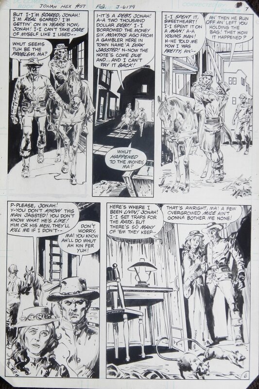 Ross Andru, Tony DeZuniga, Jonah Hex   Issue 57 - Planche originale