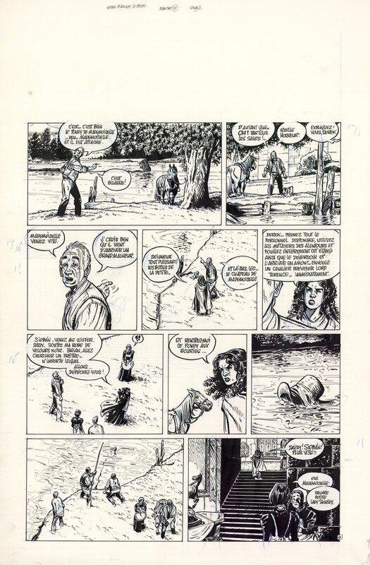 Franz, Lester Cockney – Irish Melody – Planche 41 - Planche originale