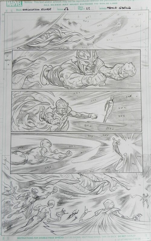 Manuel Garcia, Anihilation scourge épisode omega p.22 - Planche originale