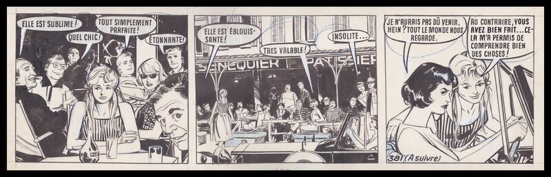 1960 - 13 rue de l’Espoir - Paul Gillon - Strip 381 - Planche originale