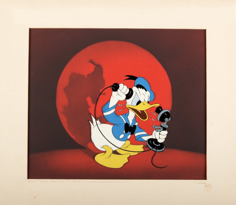 Walt Disney Studios, Disney_Donald_Fuehrer_Publicity_Cel - Original art