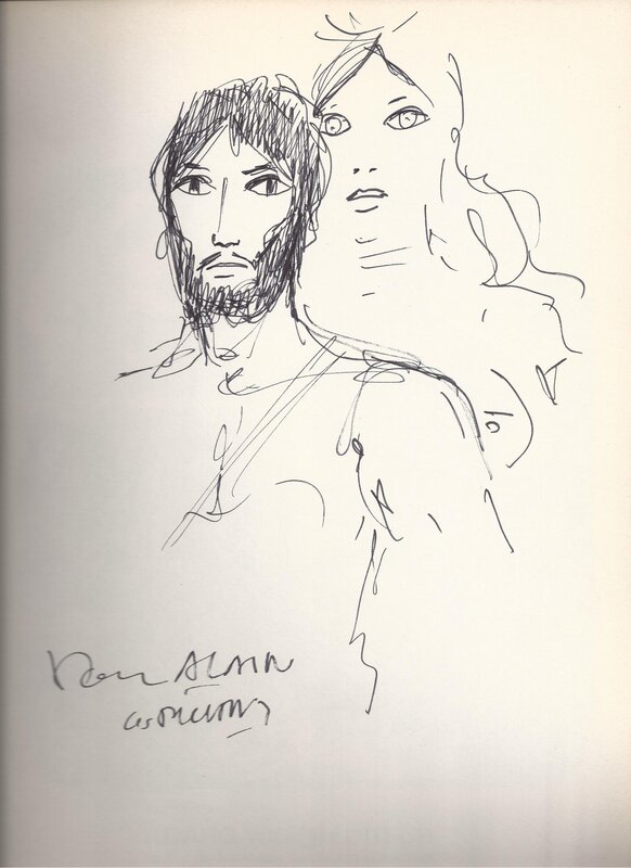 Ulysse et Athéna by Georges Pichard - Sketch