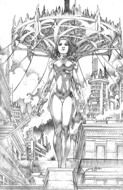 Alita Gunnm commission by Jose Luis - Couverture originale