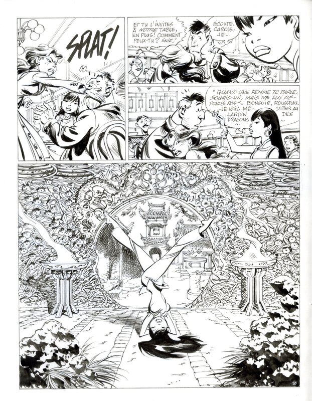 Didier Conrad, Tigresse Blanche T3 : L'Art du cinquième bonheur - Planche 20 - Comic Strip