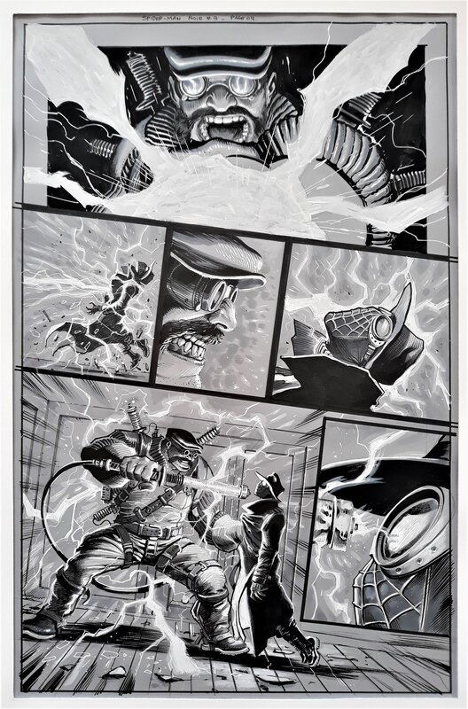 Juan E. Ferreyra, Margaret Stohl, Spider-Man Noir: Twilight in Babylon - Comic Strip