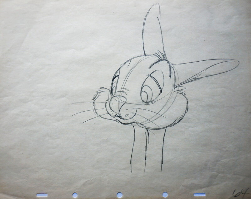Bambi par Walt Disney, Studios Disney - Planche originale