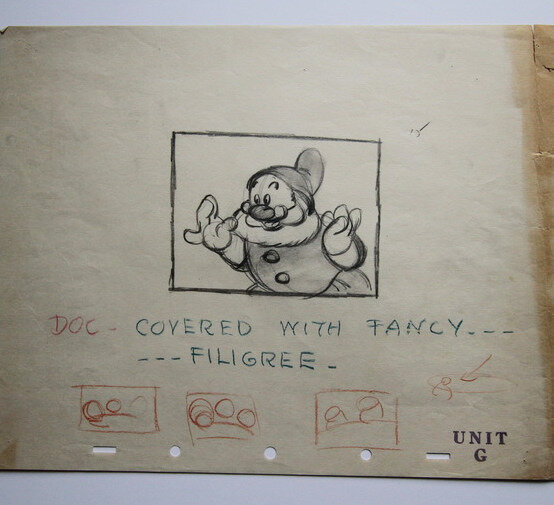 Blanche Neige par Walt Disney, Studios Disney - Planche originale