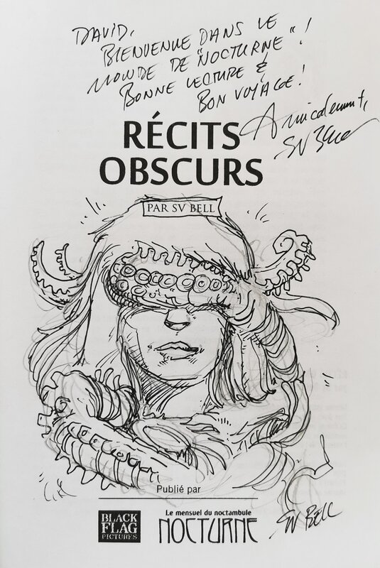 Récits obscurs par SV Bell - Dédicace