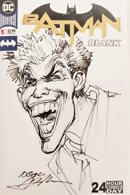 The Joker - Batman Nightmare - Neal Adams - Illustration originale