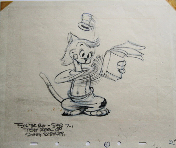 Pinocchio par Walt Disney, Studios Disney - Planche originale