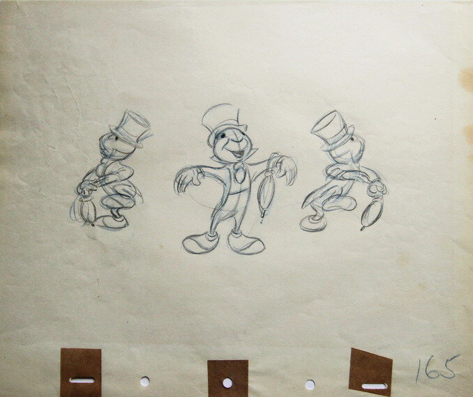 Pinocchio par Studios Disney, Walt Disney - Planche originale